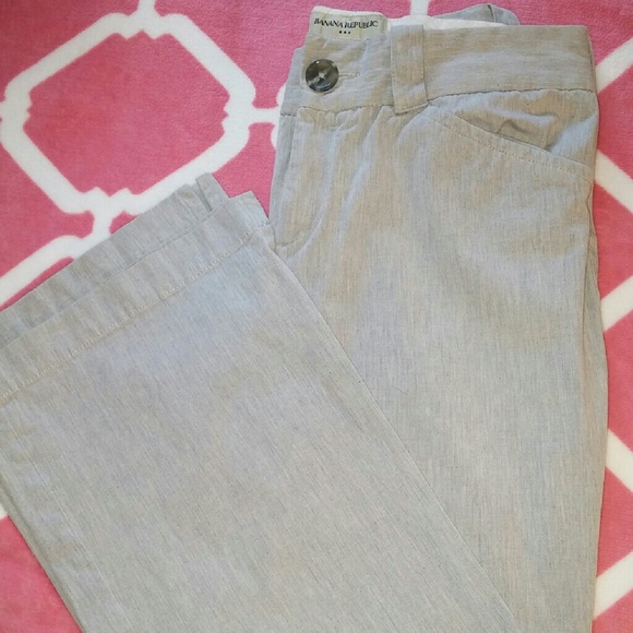 PRICE DROP-Light Grey Stretchy BootCut Dress Pants