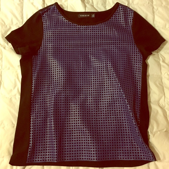 Trouve Leather T-shirt
