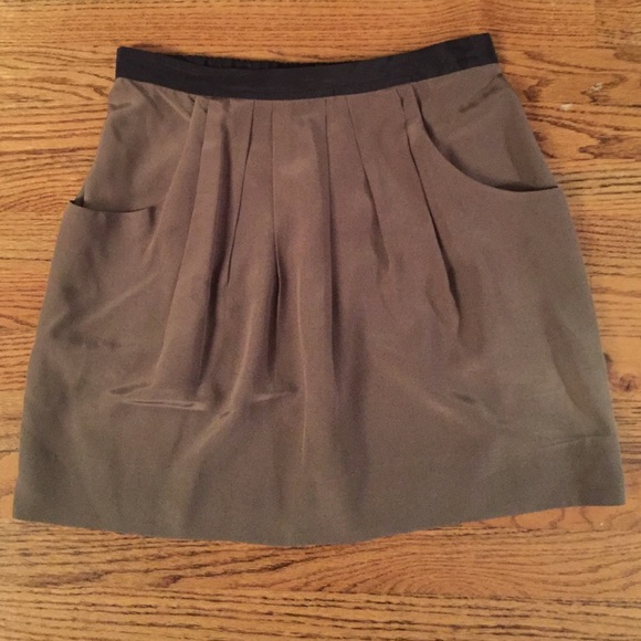 BCBGMaxAzria silk mini skirt