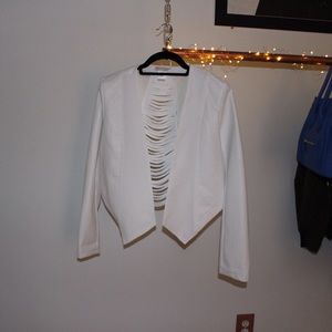 White leather jacket (never worn)