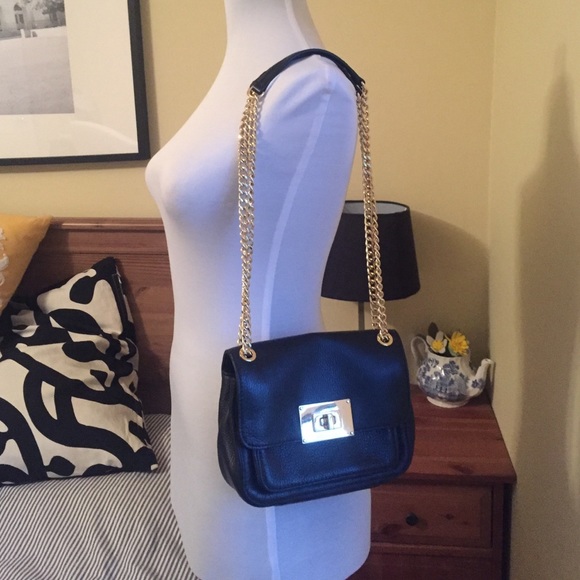 Michael Kors Convertible Leather Purse with Chain