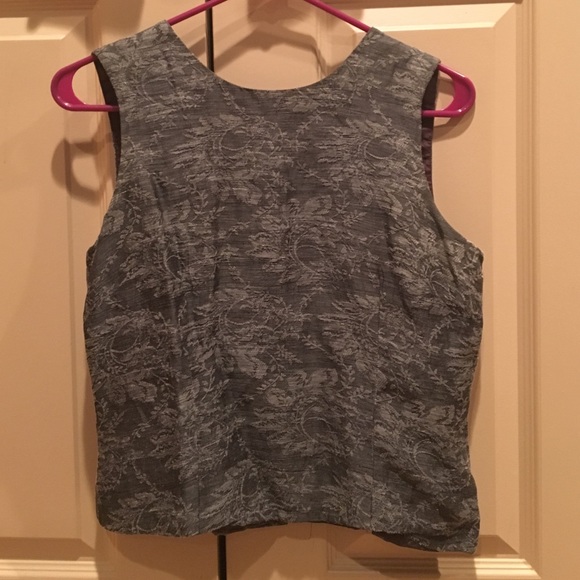 Ann Taylor Silk/Linen Tank Blouse