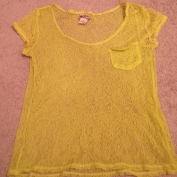 Mudd Lace/Mesh top