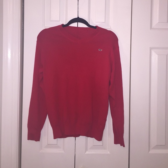 Red vineyard vines sweater