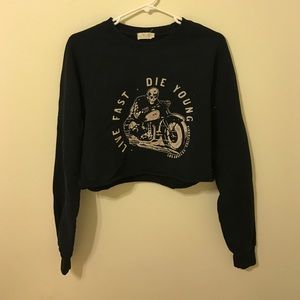 Brandy Melville Cropped Sweatshirt