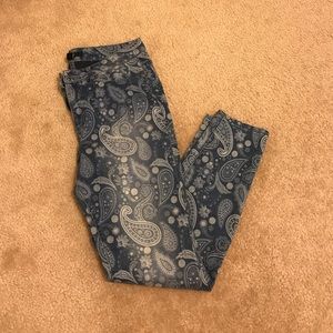 Paisley Skinny Jeans