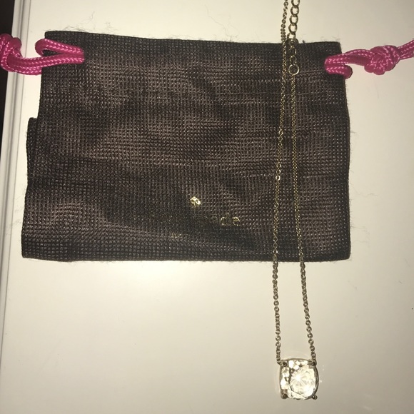 Kate Spade crystal pendant necklace