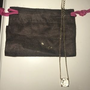 Kate Spade crystal pendant necklace