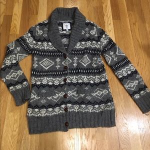 Shawl neck cardigan