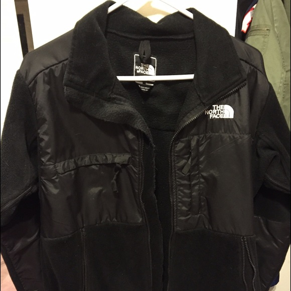 Men's classic black fleece North Face jacket