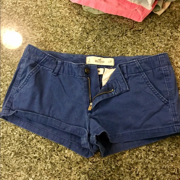 Hollister navy blue shorts