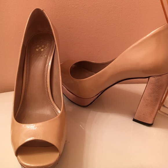 Nude Vince Camuto heels