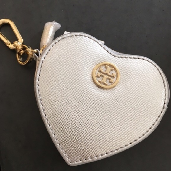 Tory Burch Heart Key Fob/Coin Purse - Picture 2 of 5