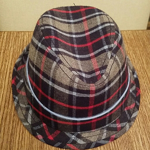 Ben Sherman plaid flannel fedora