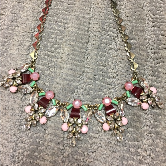 Maroon Fall necklace