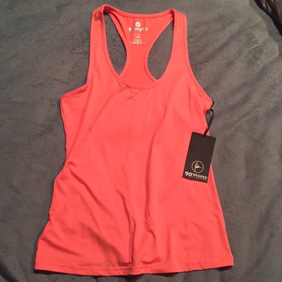 NEW Workout Tank, Coral Pink, size L