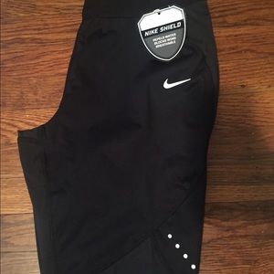 Nike Shield Training Legging Pants - Medium- Black