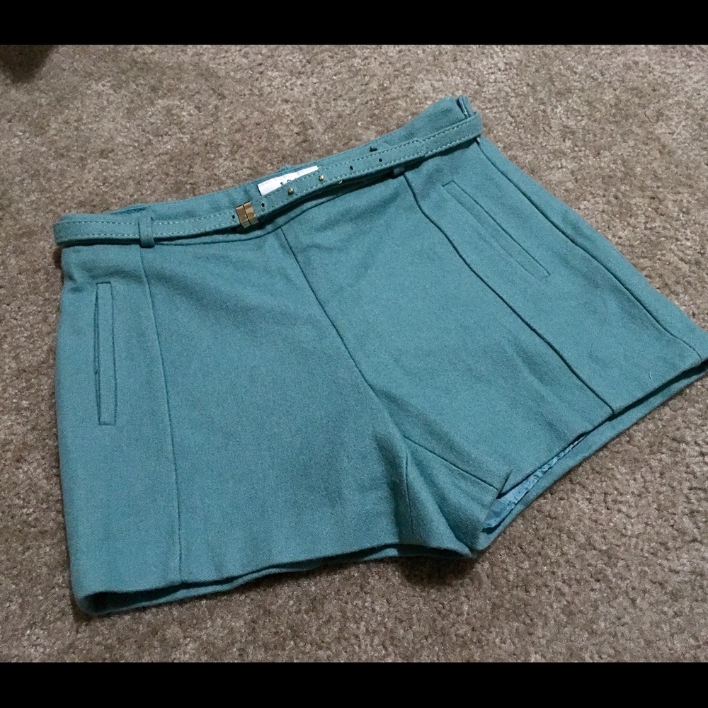 ✨Like New✨ Green Wool Shorts