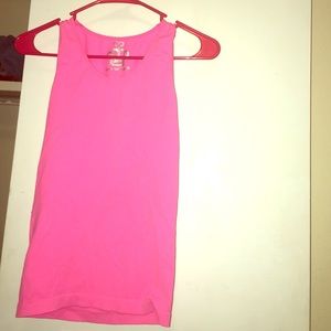 Pink fashionable tank/muscle shirt