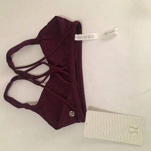 Plum "free to be zen," lululemon bra size 2