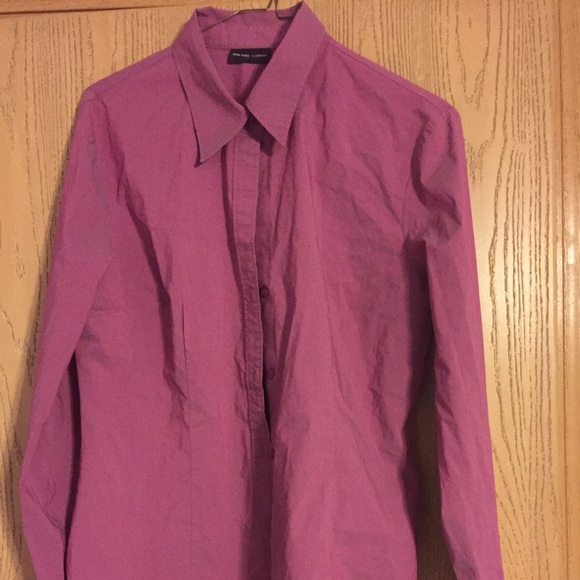 Pink Button Down Shirt, Size L