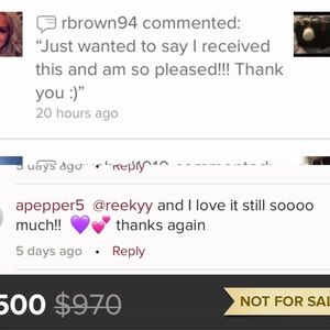 Feedback 💕💕💕