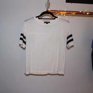 Athletic striped tee