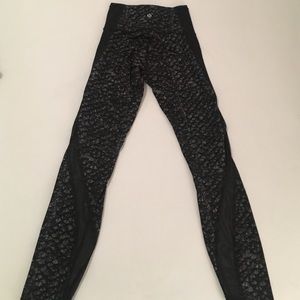 Featherlight tight size 2 black and grey