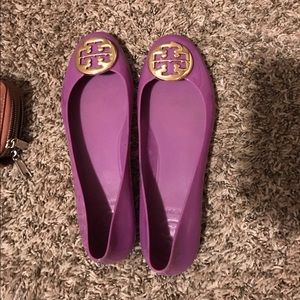 Purple Tory Burch flats