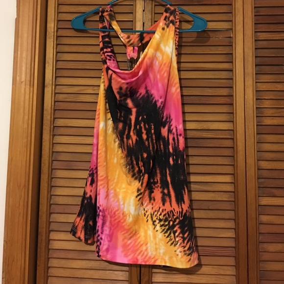 Summer cowl neck shirt