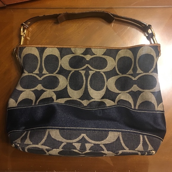 Navy blue authentic coach purse!
