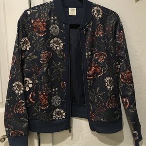 Satin Bomber jacket