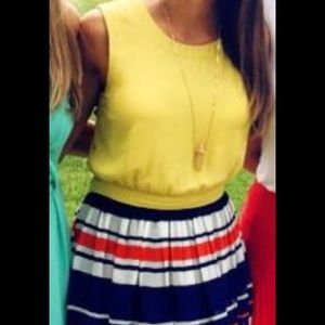 Color block maxi dress