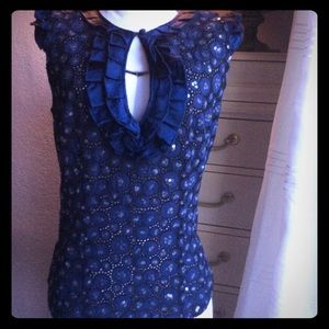 Bebe royal blue top- stunning!