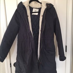 H & M Sherpa lining parka!