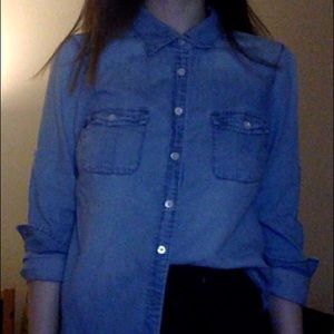 J. Crew chambray button-up