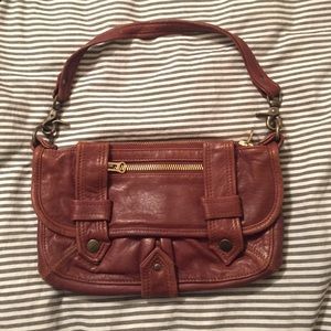 Mike & Chris Cognac Genuine Leather Purse Clutch