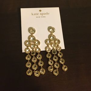 NWT Kate spade chandelier earrings
