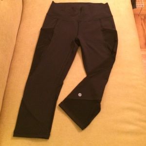 Lululemon Athletica Fast As Light Crop Like New