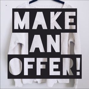 All REASONABLE offers will be accepted.