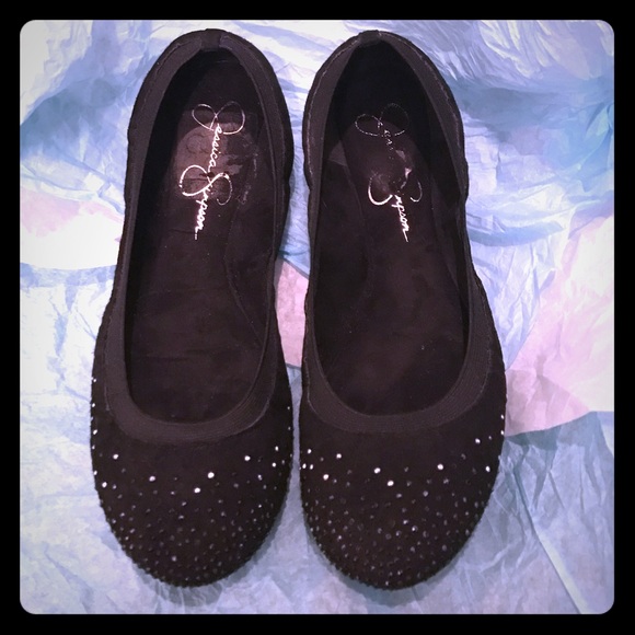 Jessica Simpson jeweled flats!