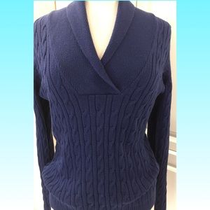 Cable knit pullover, NWOT
