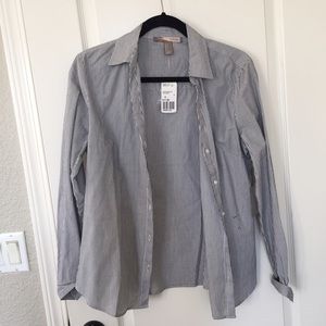 Forever 21 Contemporary Button Down Tee NTW