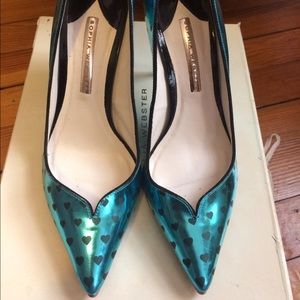 Sophia Webster Izzy 5 Pumps Turquoise