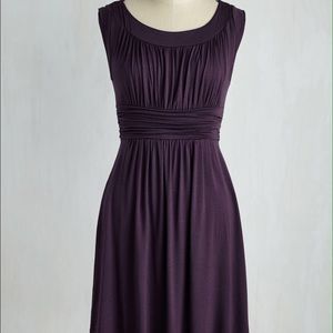 Modcloth I Love Your Jersey Dress in Aubergine