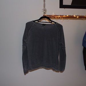 Grey distressed jumper