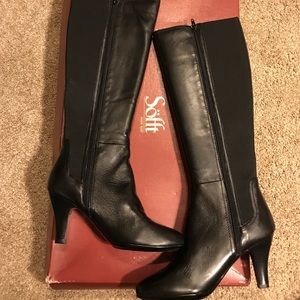 Sofft knee high black boots