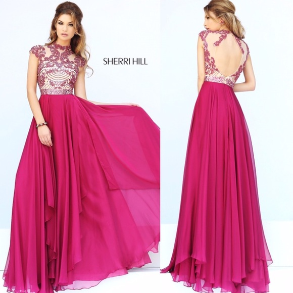 Sherri Hill Prom Dress 1933 in Ruby
