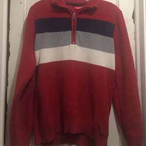 Red stripped sweater