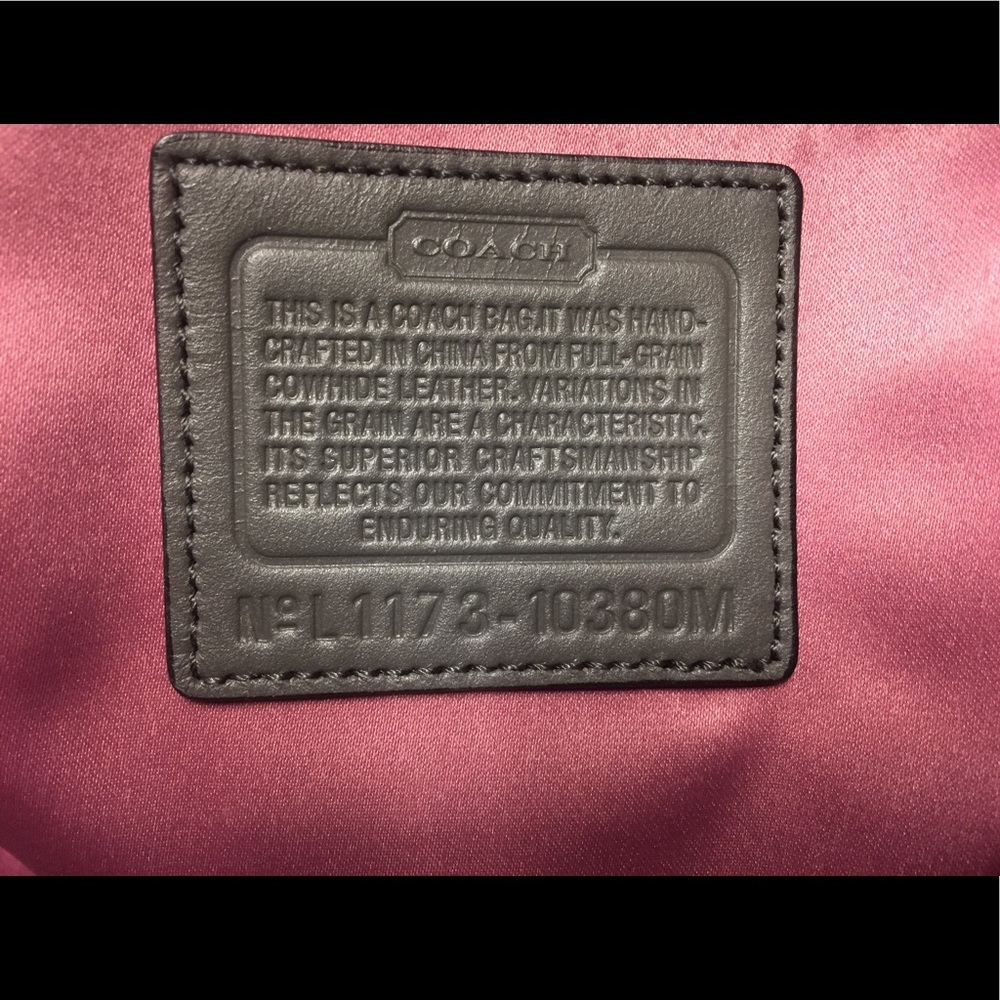 NWT—Coach Signature Gallery patent leather tote - Picture 7 of 8